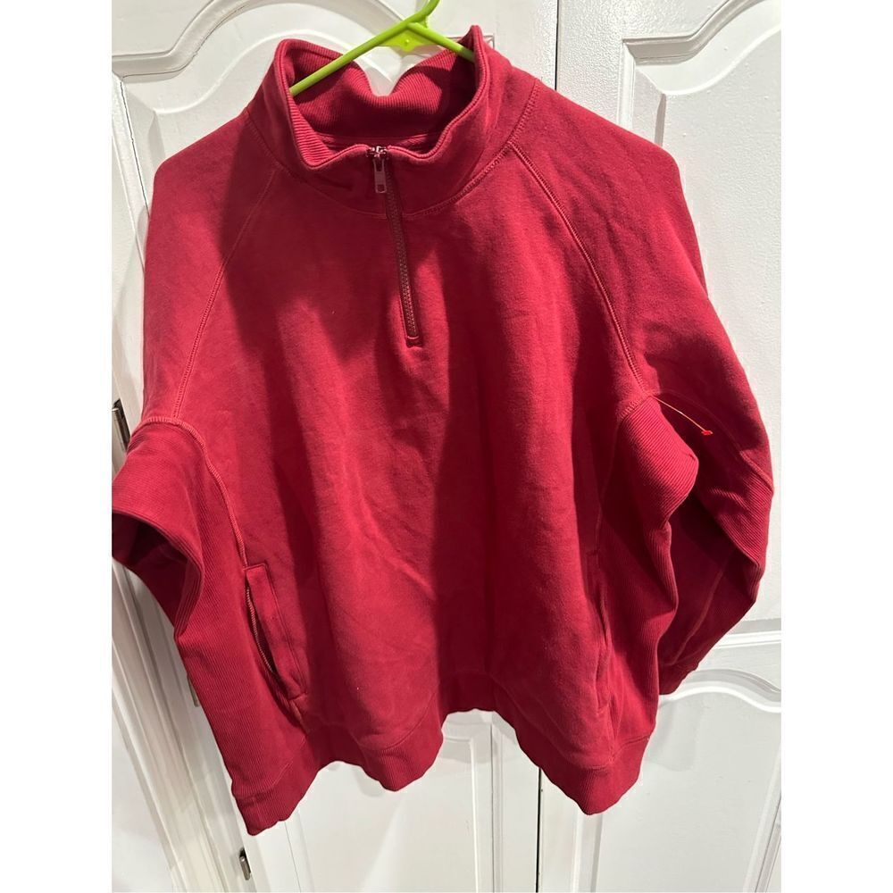 Duluth Trading Co Red 2XL half zip Jacket